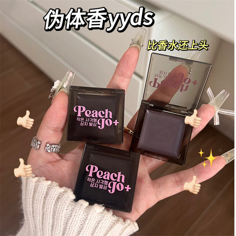 PEACH JO+小方盒固体香膏香水白桃乌龙香体膏持久淡香女厂家代发,淘宝优惠券,粉丝福利购,淘宝优惠卷