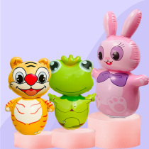 Child Inflatable Cartoon Rabbit Frog tumbler Tumbler Baby Toy Bunny Sandbag Bottom Penguin Tiger