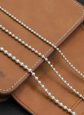 羊羊家s925纯银珠项链时尚吊坠