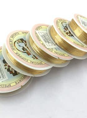 新款保色14K金线铜镀真金保色线材DIY饰品配件造型线连接线字母线