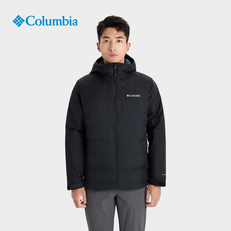 2025秋冬新款哥伦比亚男650蓬防水金点热能羽绒服WE7857/XE4190 - 图0