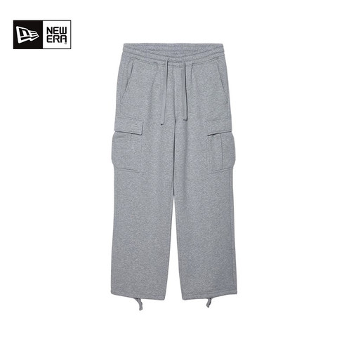 NewEra纽亦华男女款加绒保暖不易皱直筒休闲运动卫裤长裤13338537 - 图0