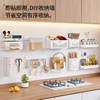Magnetic soft cloth flat replacement enamel hole board kitchen background wall patch storage magnetic storage rack accessories set