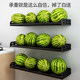 Wall-mounted space-saving condiment punch-free storage rack