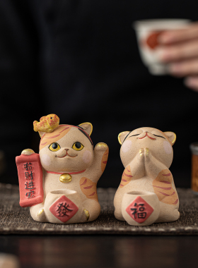 可爱软萌小猫陶瓷线香插