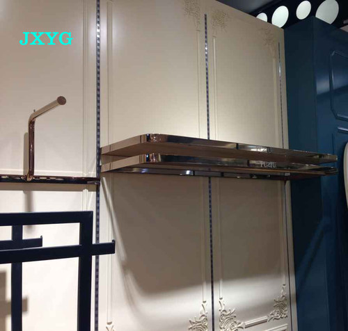 欧式墙板 服装店铺背景板 墙板 装饰板 店铺装修货架 玫瑰金货架 - 图0