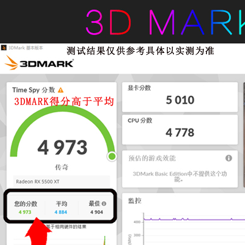 精影全新RX5700/5500XT 8G高端吃鸡永劫无间组装机独立游戏显卡-图2