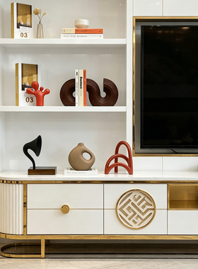 【可开票】抽象几何拱门艺术摆件