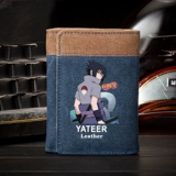 Наруто, модный мультяшный бумажник, кошелек