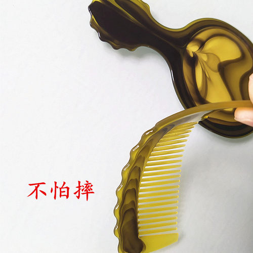 2-50套小梳子随身便携带小镜子带梳子超迷你小镜子梳子一体批女发 - 图1