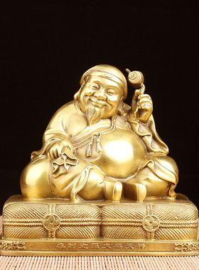 黄铜大黑天财神日式风开业佛像