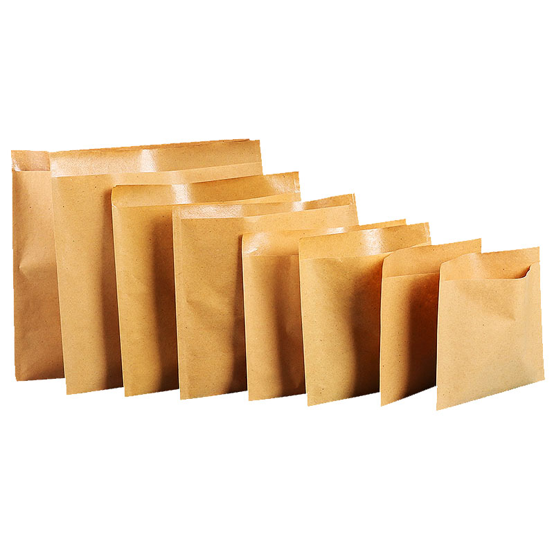 牛皮纸袋食品包装袋一次性打包烧饼手抓煎饼肉夹馍烧烤小吃防油袋,淘宝优惠券,粉丝福利购,淘宝优惠卷