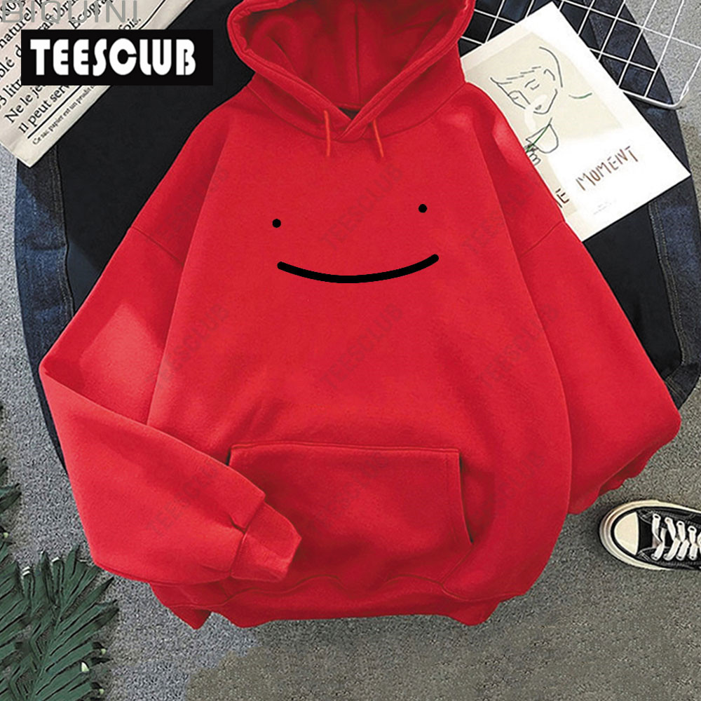 Dream Smp Hoodies Women Oversized Hoodie个性笑脸荧光绿卫衣-图0