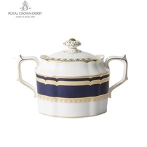 Royal Crown Derby Derby Royal Debe Ashbourne Iron Blood Cavaliers with lid Sugar cylinders big