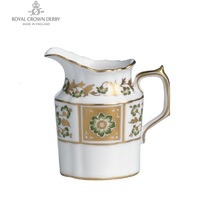 Royal Crown Princess Royal Crown Crown Derby Green Rhymes Green Milk Jars Big Spot