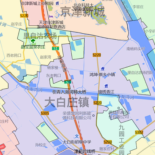 宝坻区折叠地图1.15m天津市入户门装饰画进门客厅走廊贴画现货 - 图2