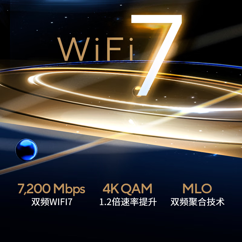 【全新WIFI7】华硕BE88U Wifi7路由器 企业级千兆无线 电竞游戏5g 家用高速双频路由 智能组网7200M - 图0