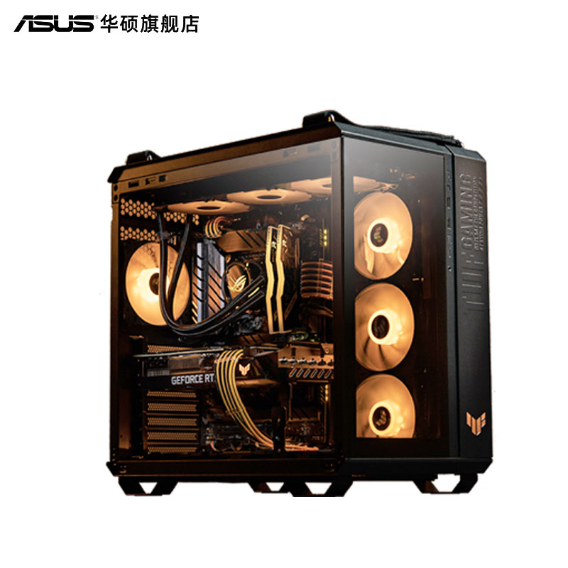 华硕弹药库系列主机DIY组装机i7-13790F/13700KF/14700KF/RTX4060Ti/4070TiSUPER显卡台式电脑电竞直播海景房-图3