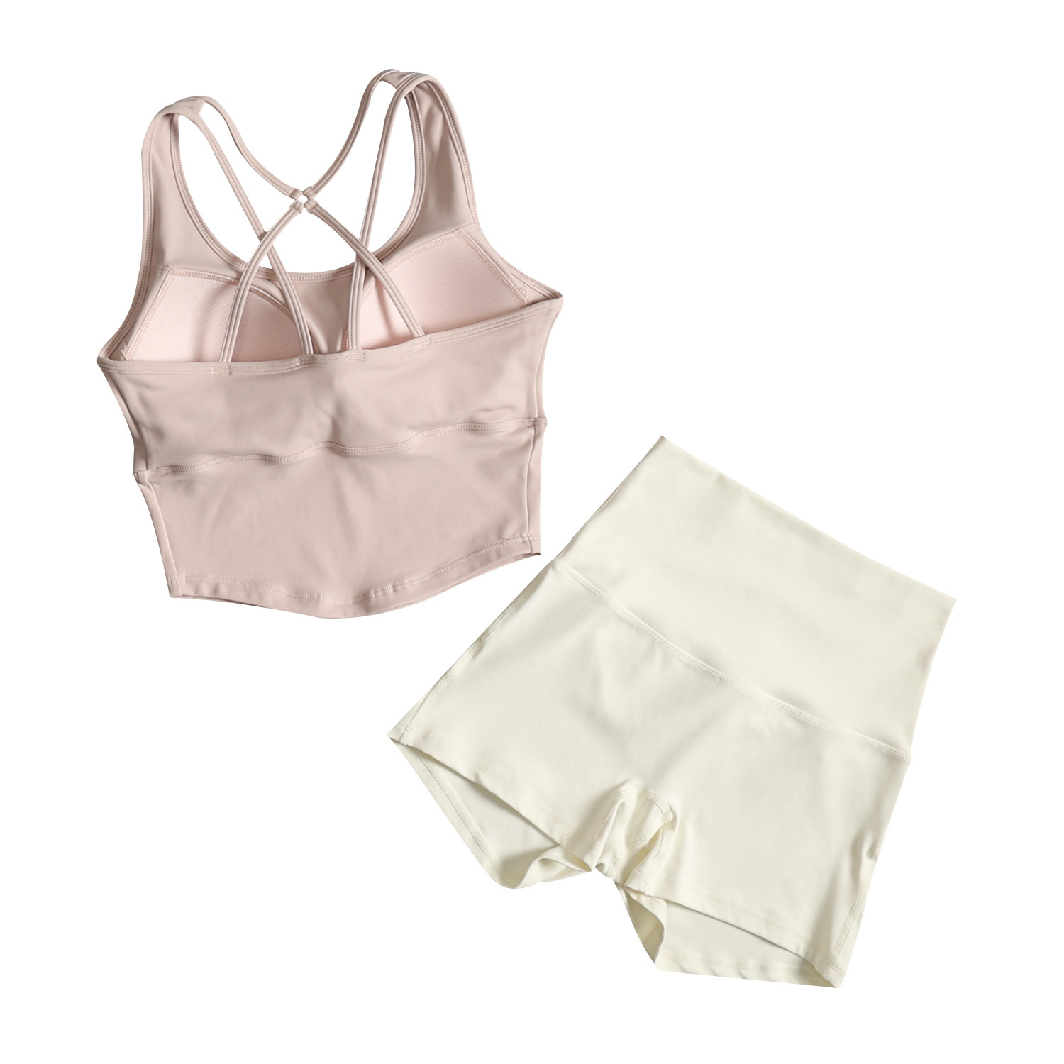 跑步套装女夏季网红高端健身房训练速干美背高腰提臀瑜伽健身短裤,淘宝优惠券,粉丝福利购,淘宝优惠卷