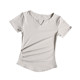 V-neck temperament summer thin running sports top