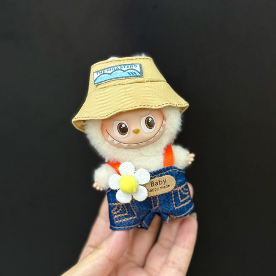 Only clothes are suitable for 4th generation Labubu 4.0 heart code Labubu baby clothes mini vinyl pendant wearable suit