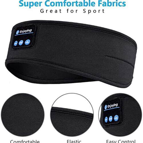 Sleep headphones Bluetooth headband Sports music eye mask - 图2