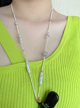 仙女炒细天然baby珍珠万能口罩链