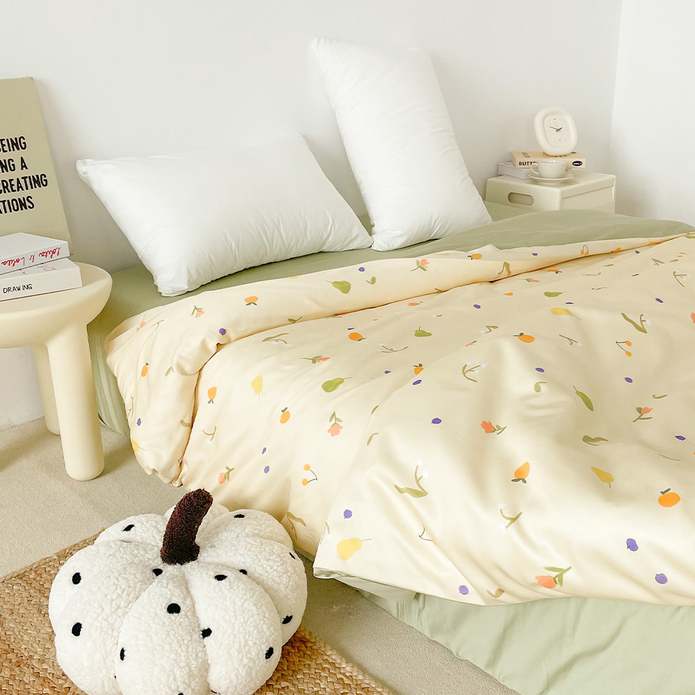 甜茶 复古清新原创全棉被套100棉长绒棉60支被罩纯棉单件被单舒服,淘宝优惠券,粉丝福利购,淘宝优惠卷