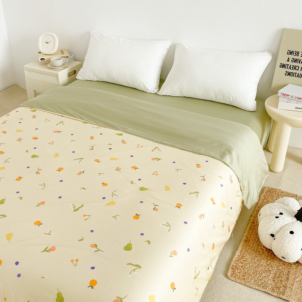 甜茶 复古清新原创全棉被套100棉长绒棉60支被罩纯棉单件被单舒服,淘宝优惠券,粉丝福利购,淘宝优惠卷