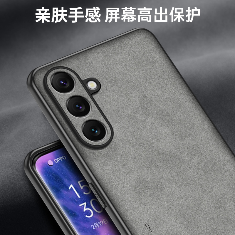 适用三星S24 S23U S22Ultra 手机壳S21PLUS S21FE S20 S10 A52 A53 NOTE10 NOTE20 轻奢羊巴皮保护套批 发 - 图3