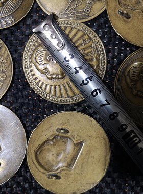 毛主席头像徽章礼品古玩铜器