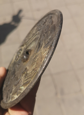 龟鹤延年挂件影视道具古玩铜器