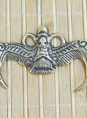 纯铜蝙蝠招财家居摆件横梁福鼠