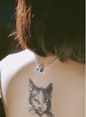 喵星人手工掐丝纯银原创女款珐琅