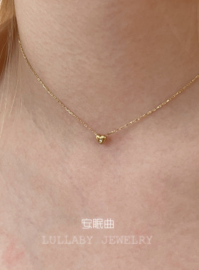 是心跳呀~mini爱心不掉色项链
