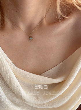 lullaby天河石不掉色毛衣链