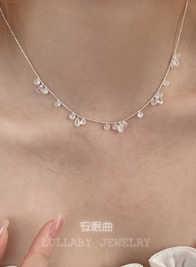 怎么可以这么闪纯银小灯泡项链