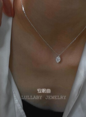 安眠曲纯银女高级感项链马眼石