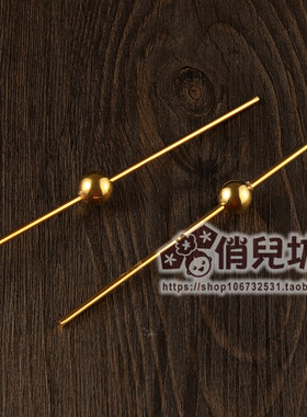 白素贞金色古典头饰古风