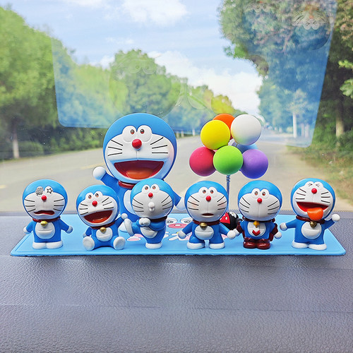 汽车摆件哆啦a梦网红卡通机器猫车载车内中控台装饰品叮当猫手办 - 图2