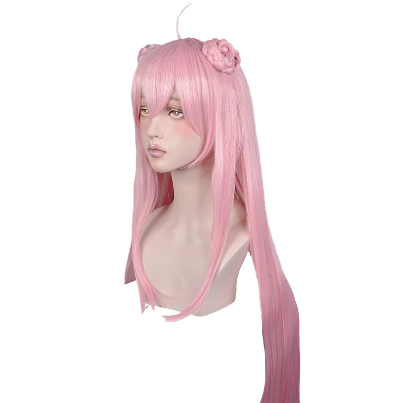 Happy Sugar Life 松坂砂糖浅桃粉100cm长直发双盘发发包cos假发 小编推荐 Wepost 全民代运 马来西亚中国淘宝代运与集运专家