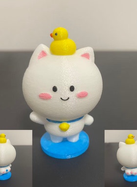 二花桃小仙治愈系解压摆件礼物
