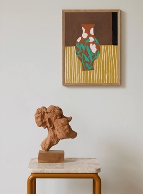 北欧丹麦设计艺术画芯装饰画挂画