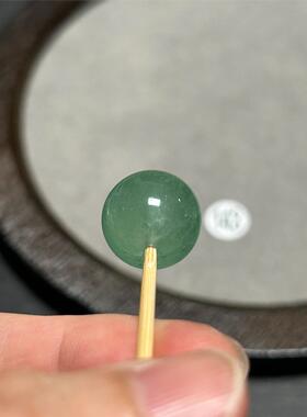 15mm绿萤石圆珠单珠143晶