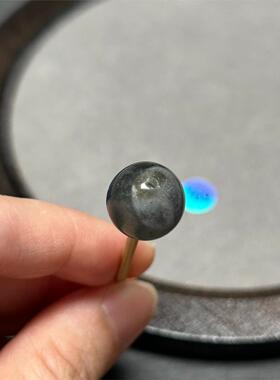 12.7mm黑体彩光灰月光圆