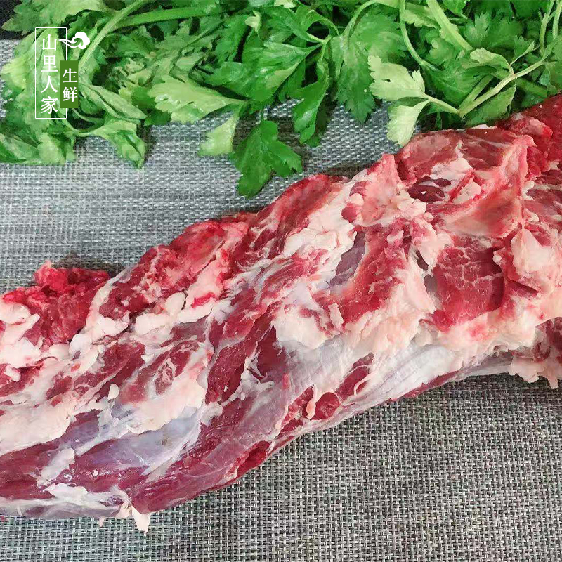 新鲜吊龙牛肉2斤 嫩牛肉 农家散养黄牛肉1000g 潮汕牛肉火锅食材 - 图1