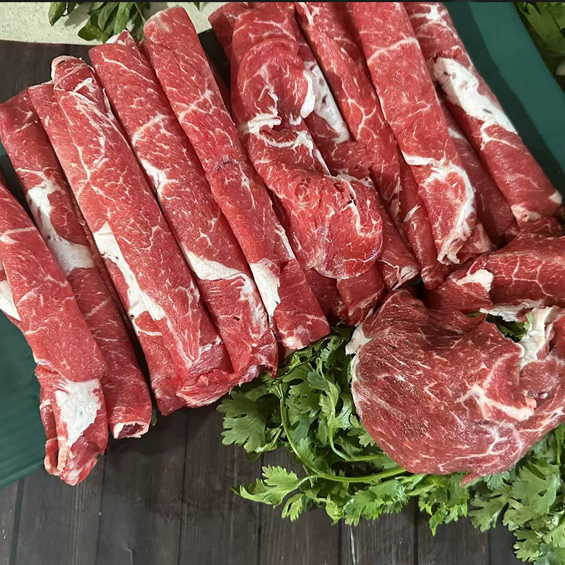 新鲜黄牛吊龙卷1斤牛肉片潮汕牛肉火锅农家散养黄牛吊龙肉500g-图2