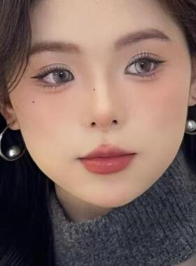 小众设计感银灰色珍珠耳圈