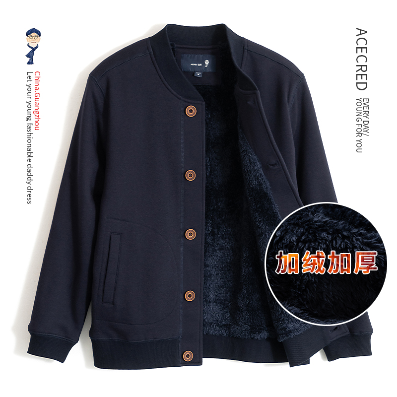 春装宽松中老年休闲春秋衣服卫衣 acecred瑞质卫衣