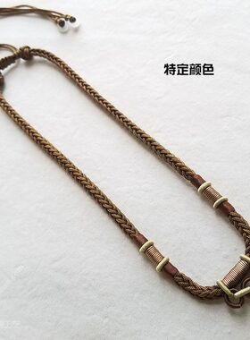 原创手工编织吊坠绳玉挂件绳玉佩